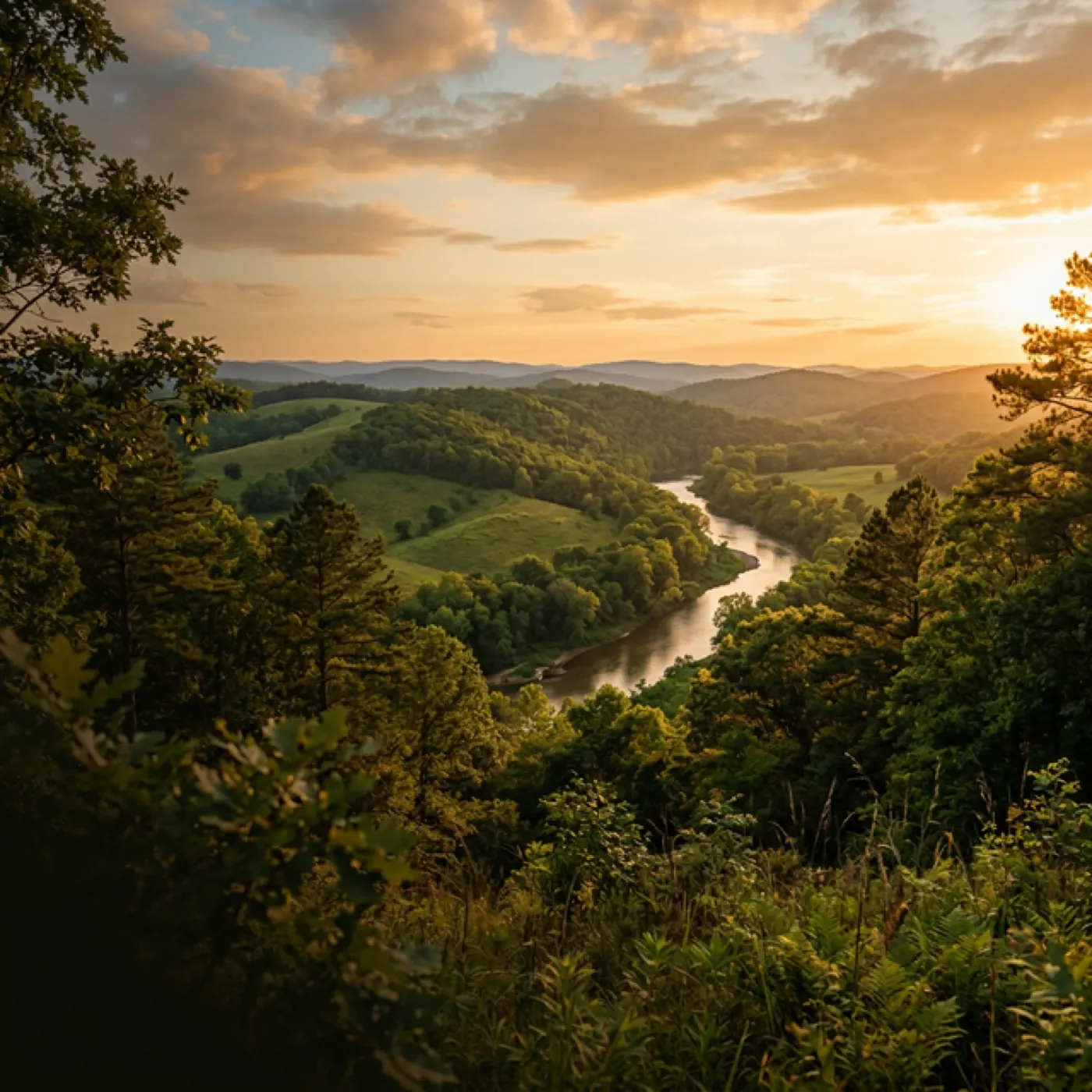 Scenic landscape representing Alabama