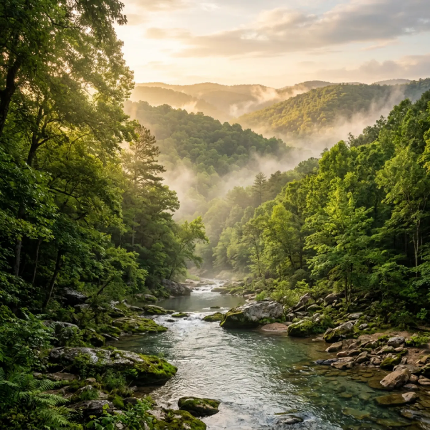 Scenic landscape representing Arkansas