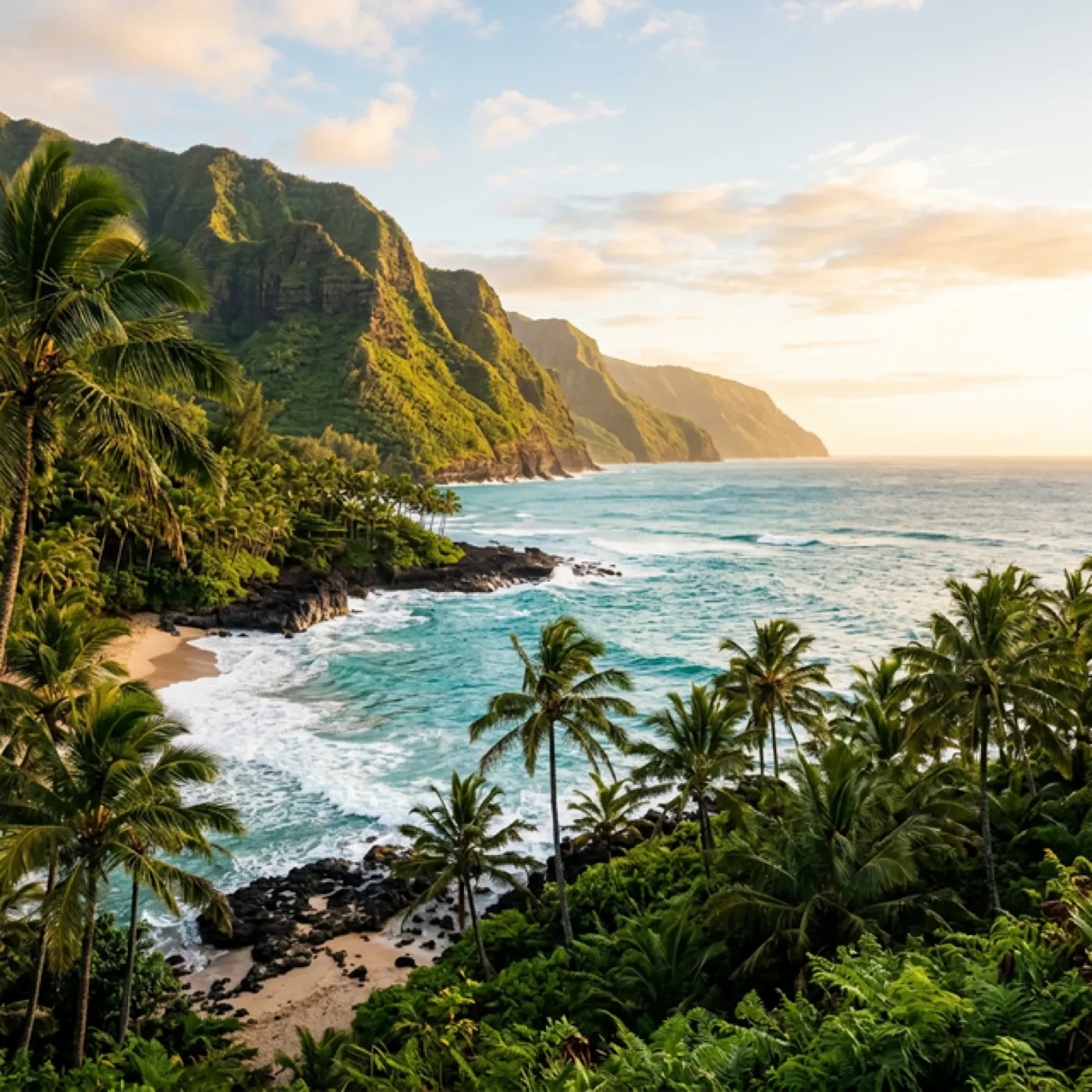 Scenic landscape representing Hawaii