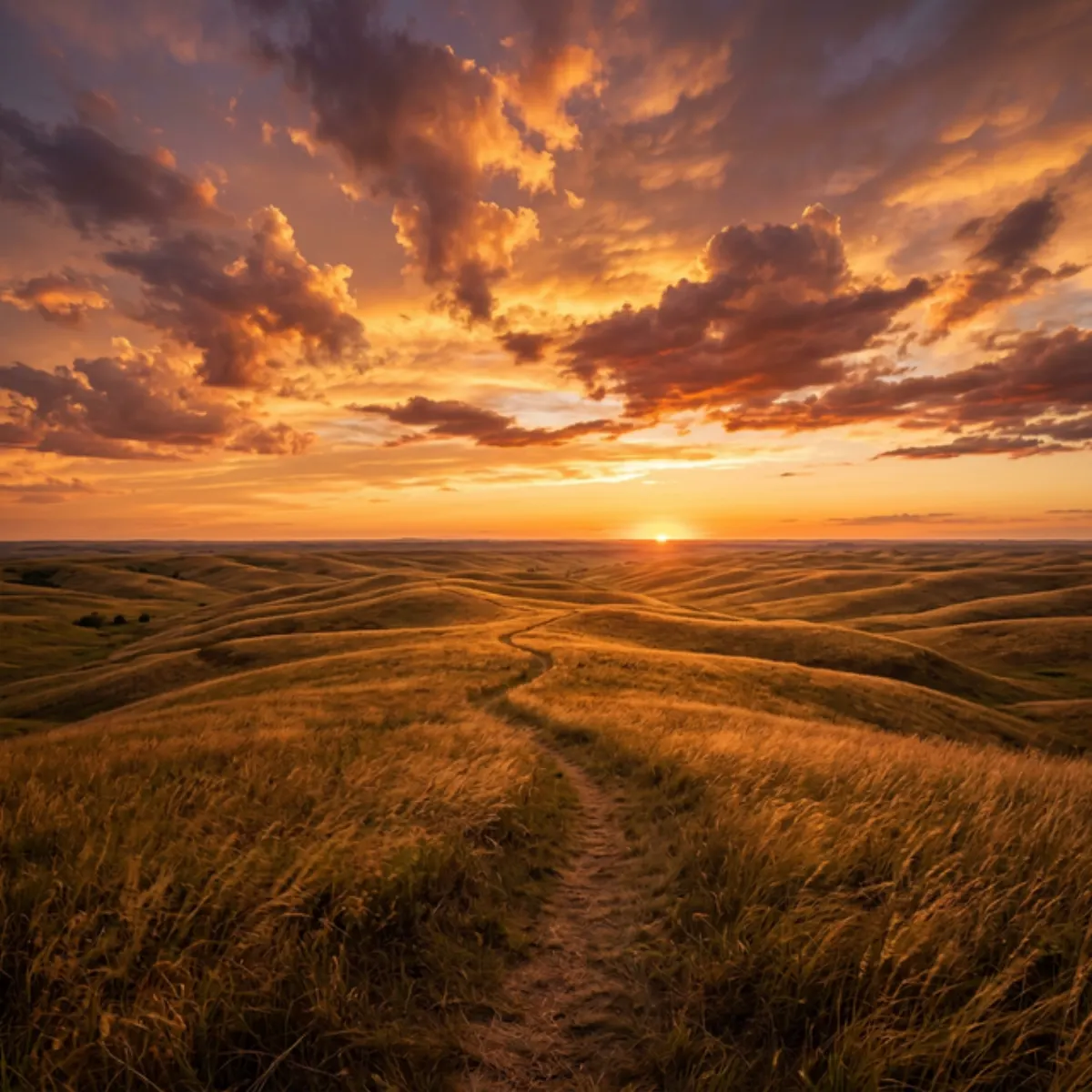 Scenic landscape representing Kansas