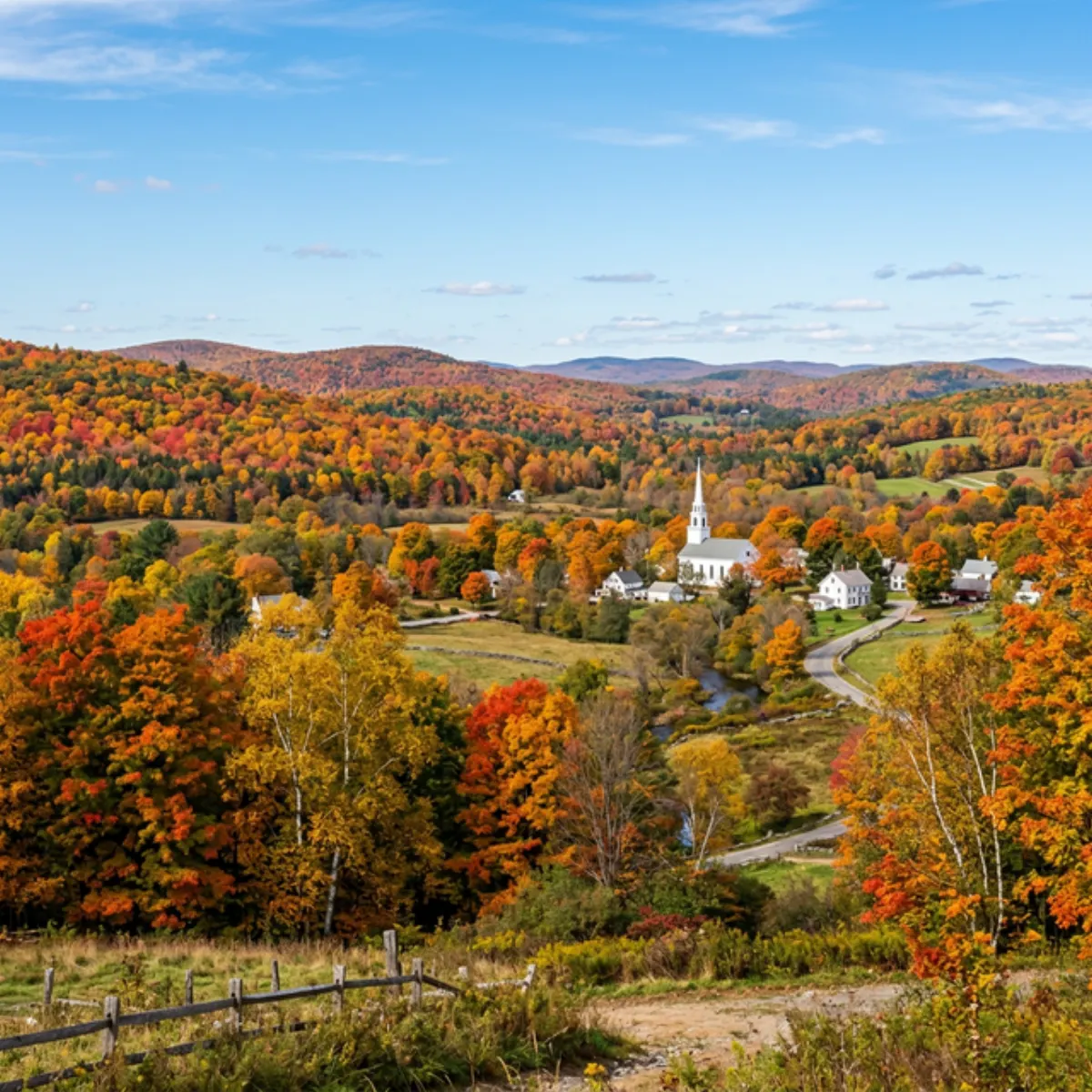 Scenic landscape representing Massachusetts