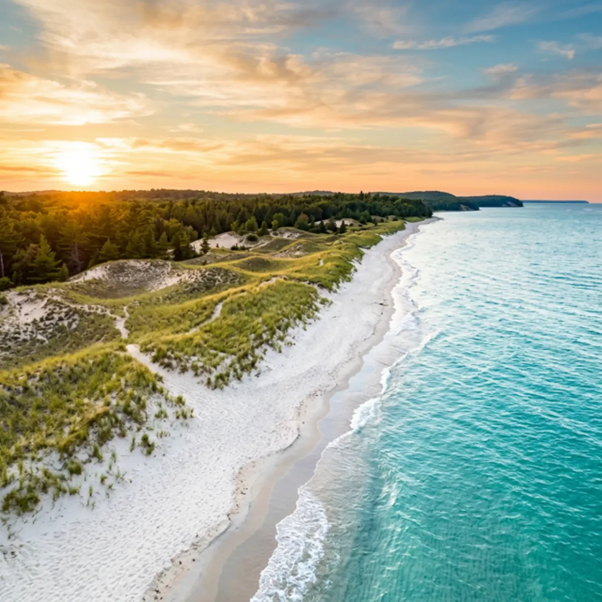 Scenic landscape representing Michigan