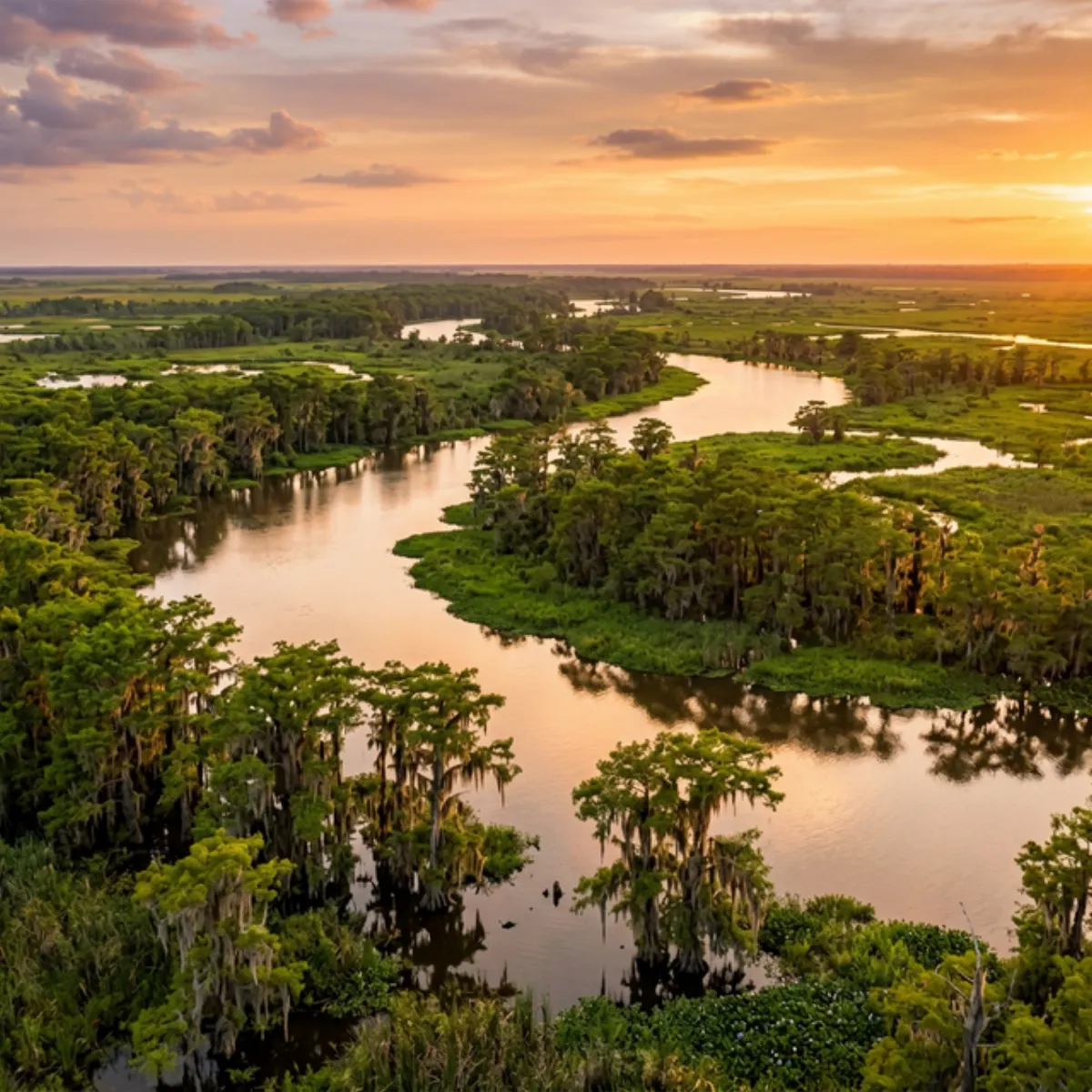 Scenic landscape representing Mississippi