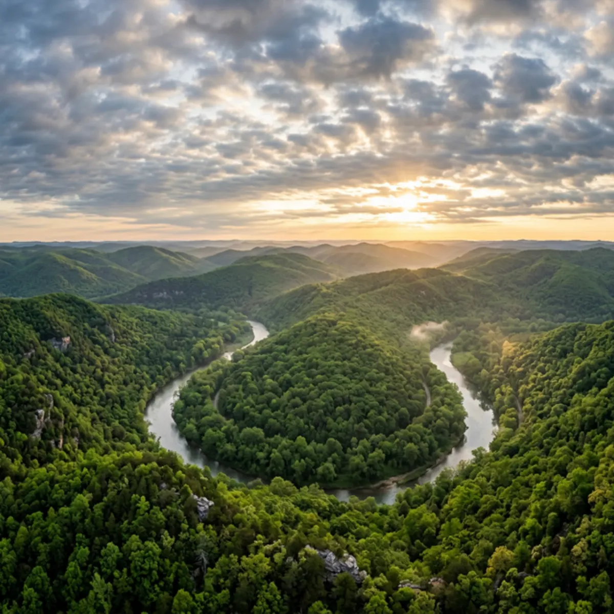 Scenic landscape representing Missouri