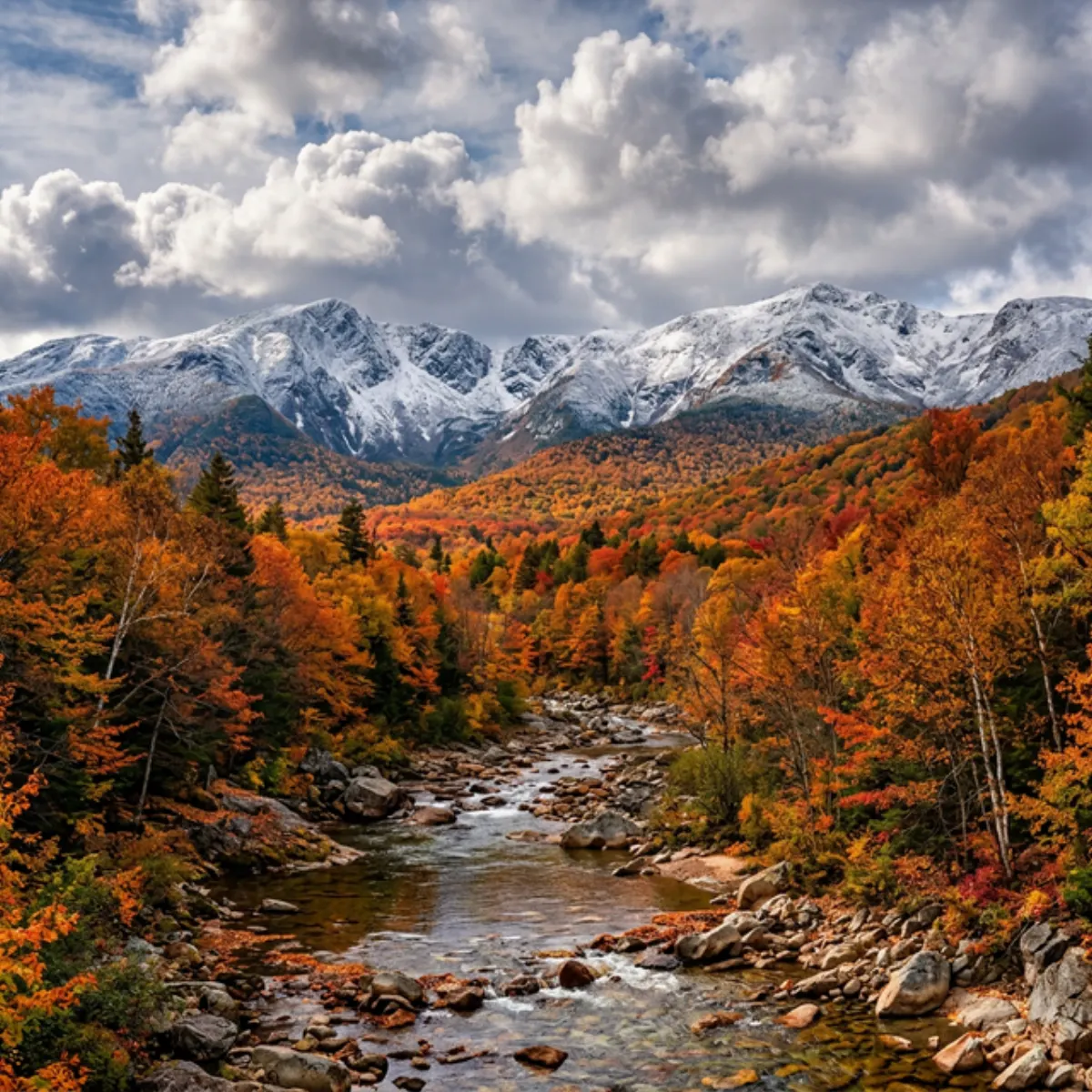 Scenic landscape representing New Hampshire