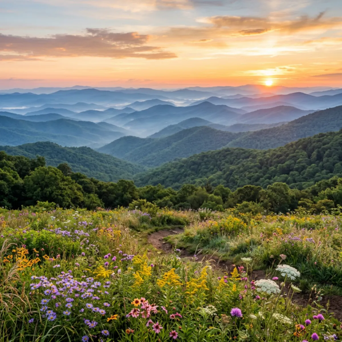 Scenic landscape representing North Carolina