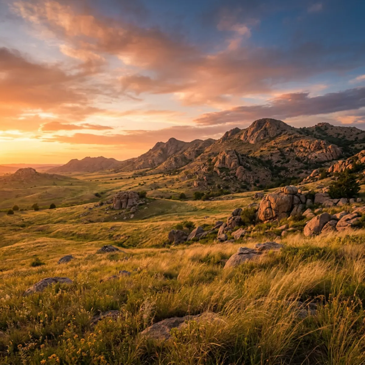 Scenic landscape representing Oklahoma