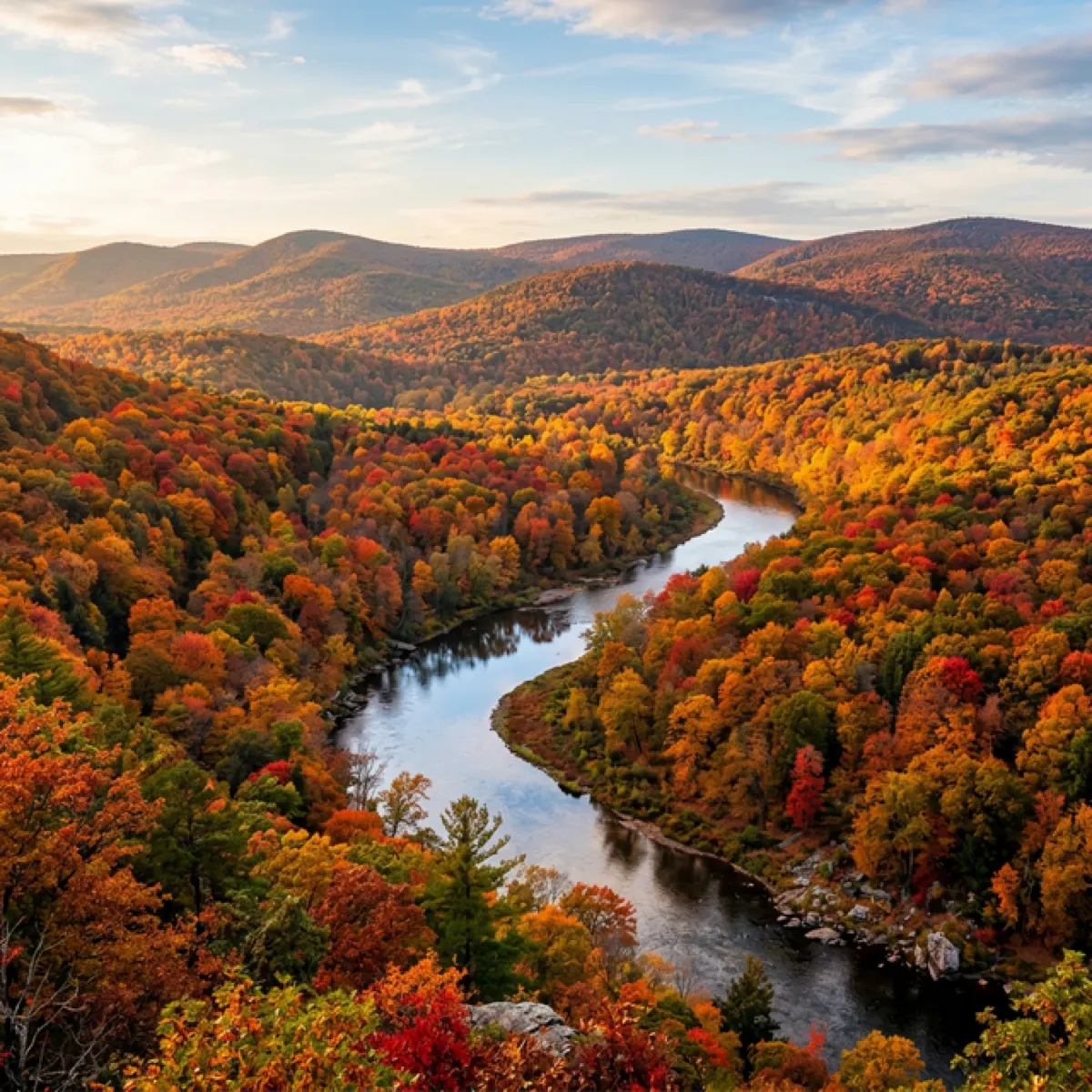 Scenic landscape representing Pennsylvania