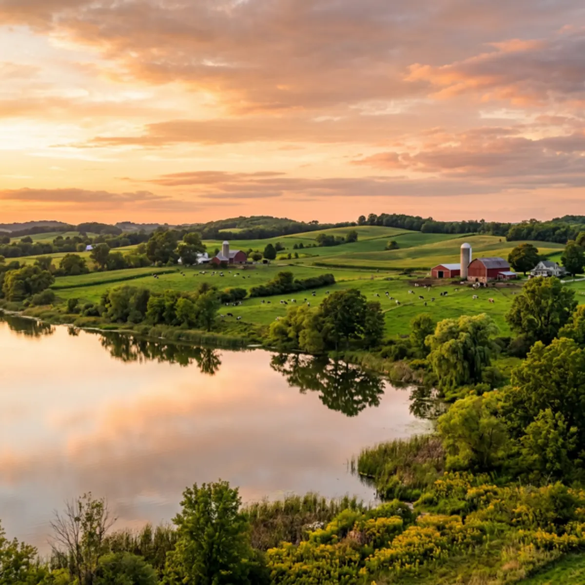 Scenic landscape representing Wisconsin